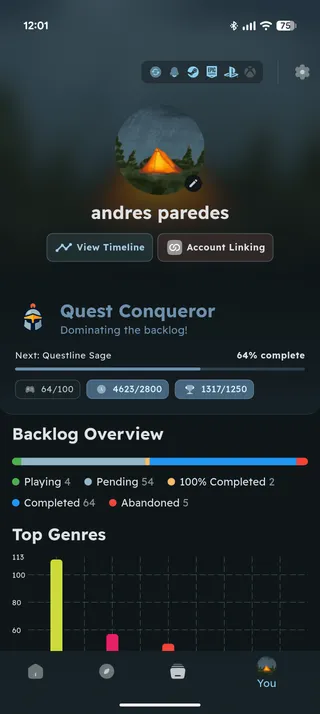 Browse games in Questline