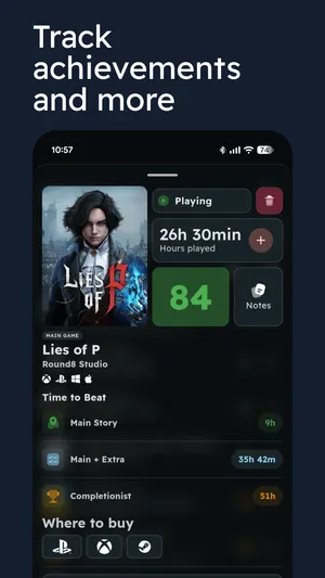 Your personal backlog tracker